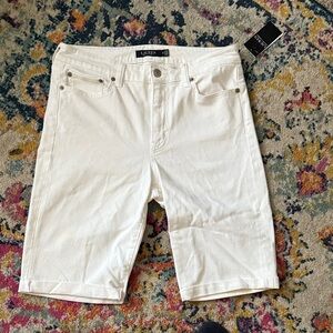 NWT Lauren Ralph Lauren White Bermuda Shorts